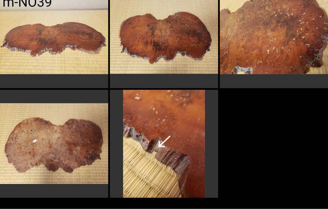 無垢の花台　花梨？無垢　盆栽飾り台山野草飾り台m-N039 55センチ