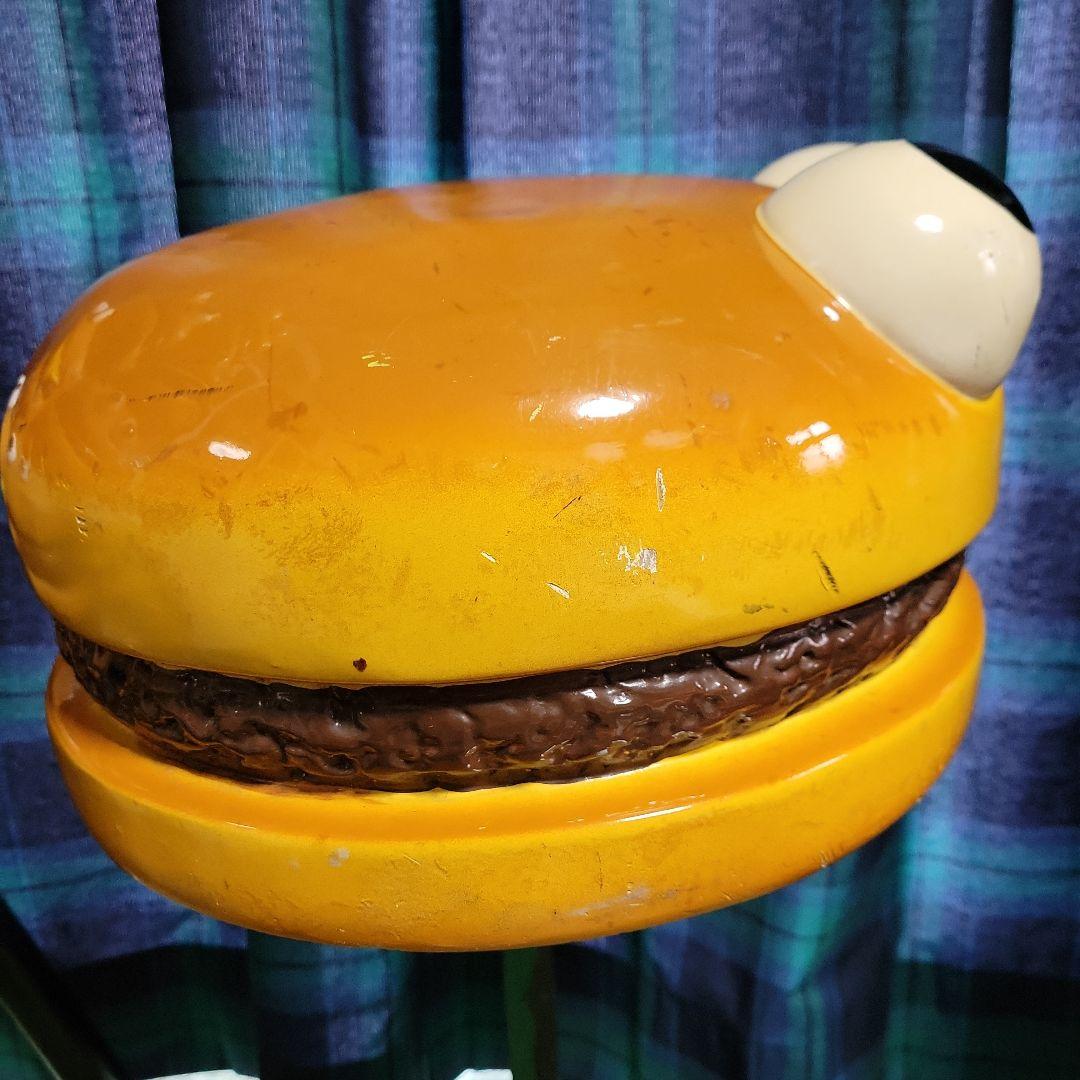 ヴィンテージ ハンバーガー パッチ 1体のみ。 ハンバーガー オブジェ