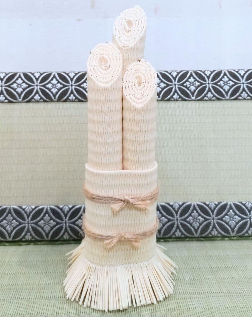 和紙畳表de門松