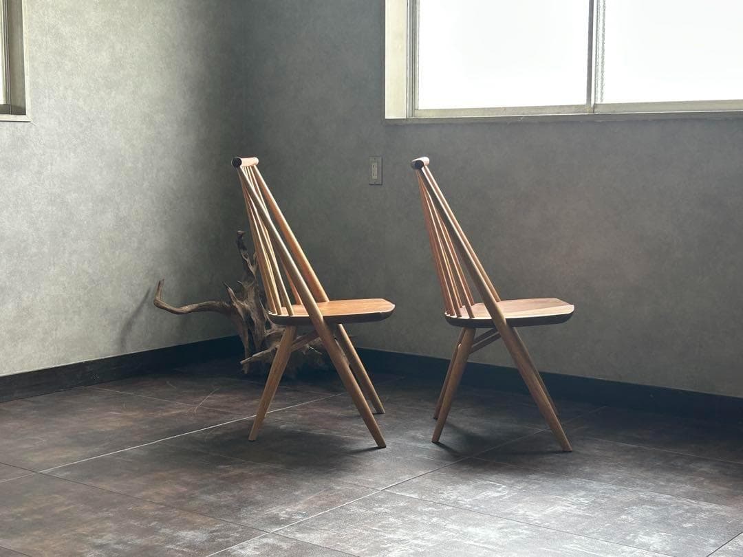 柏木工 KASHIWA シビルチェアチェア　2脚 ジャパニーズ nYZ