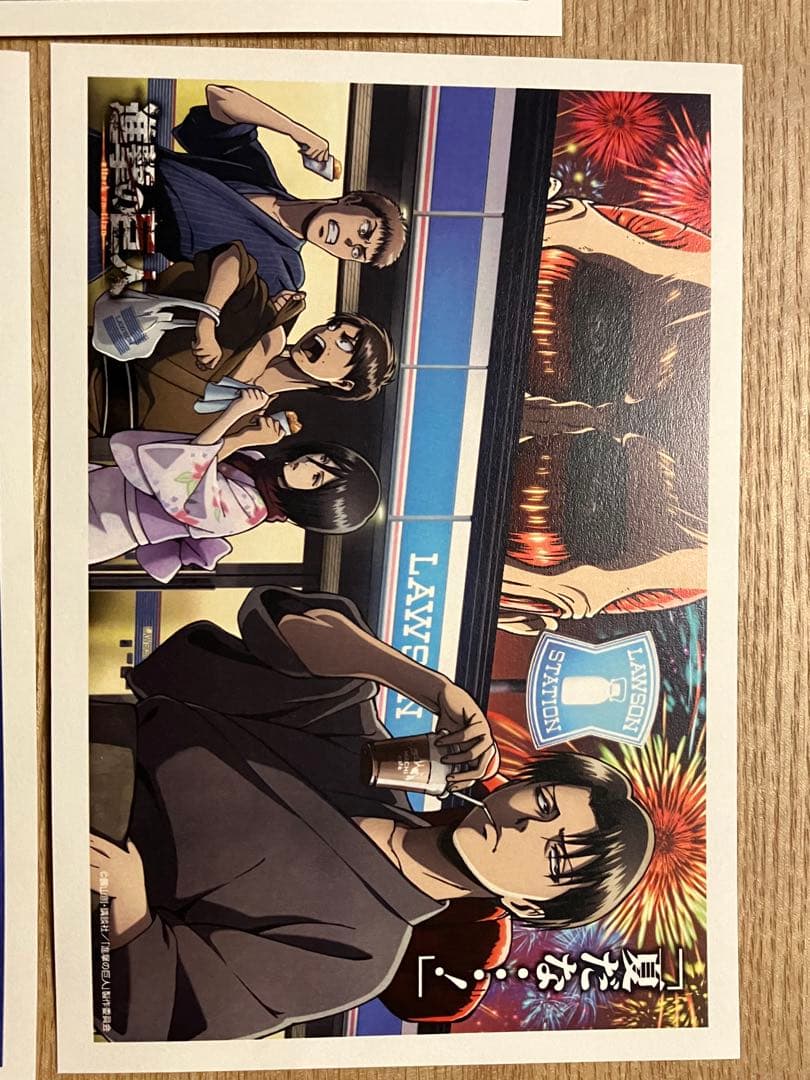 126 コミケ ローソン 国際展示場駅前店限定　進撃の巨人 C86 ポストカード