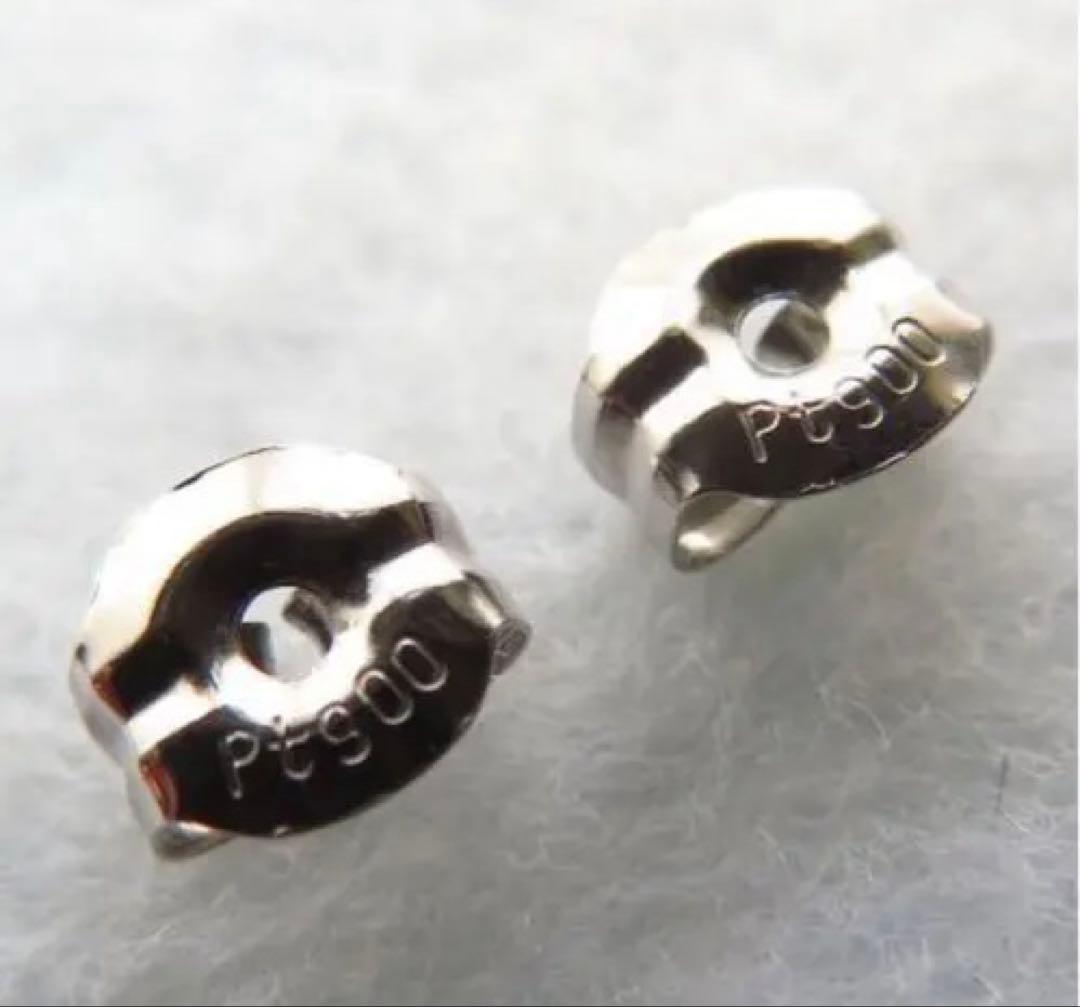PT900 天然ダイヤモンド 0.4カラット ピアス PT900キャッチ 付き