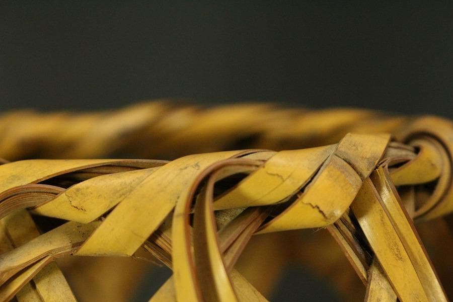 瓢形 花籠 早川尚古斎造 共箱(A888)