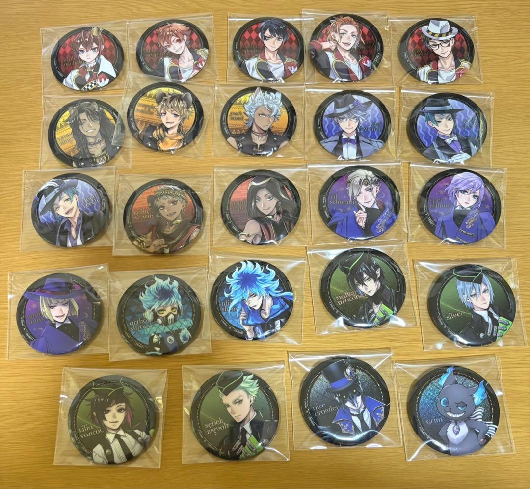 ツイステ リドル・ローズハート 1/8スケールフィギュア　缶バッチ