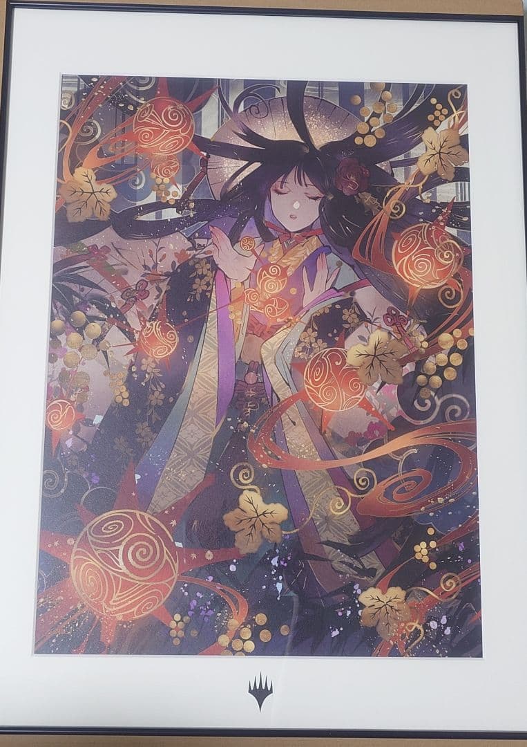 MTG ぶどう弾 アートポスター 額装版 セレポ エンスカイ