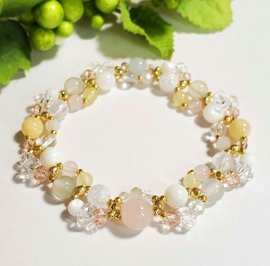 【ふなえる】天然石ブレスレット 3点