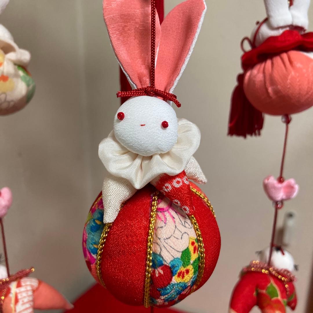 519 ごろちゃん　うさぎの吊るし飾り