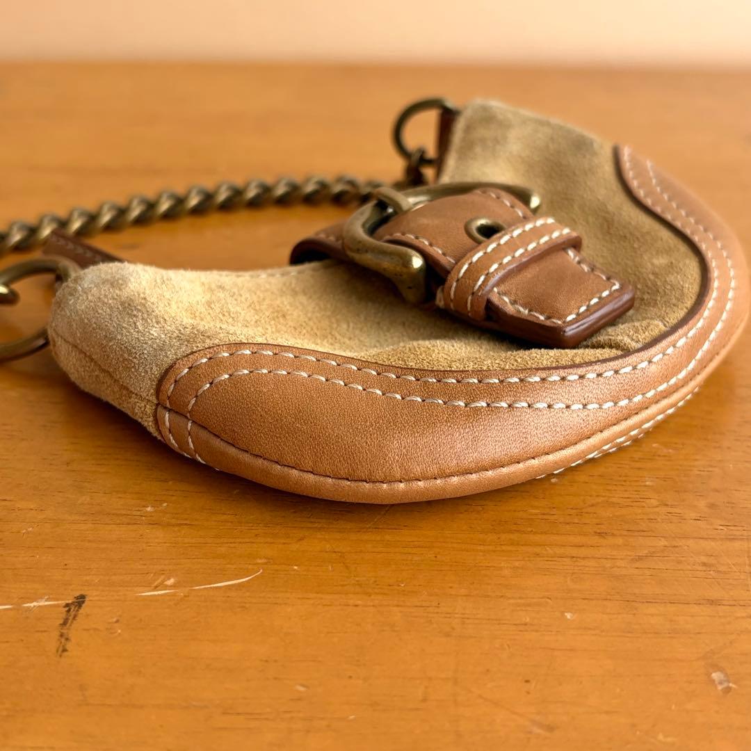 vintage coach オールドコーチ チャーム キーチェーン ブラウン