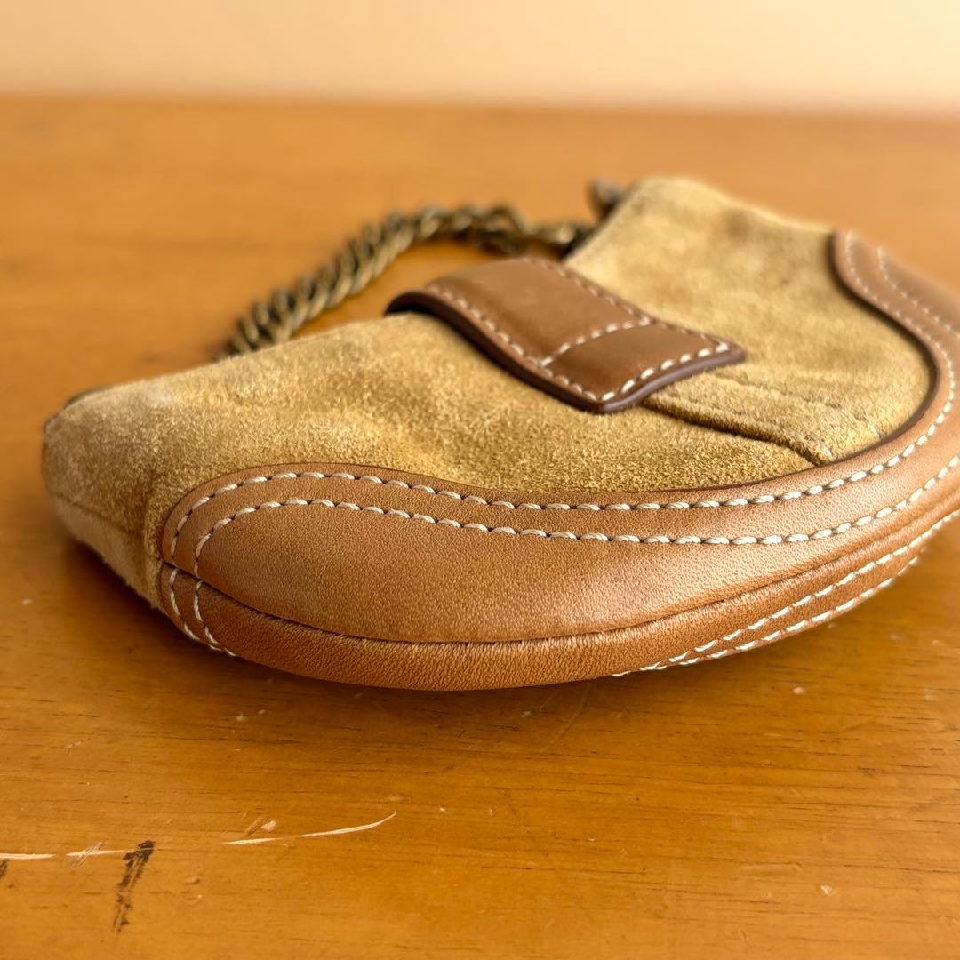 vintage coach オールドコーチ チャーム キーチェーン ブラウン