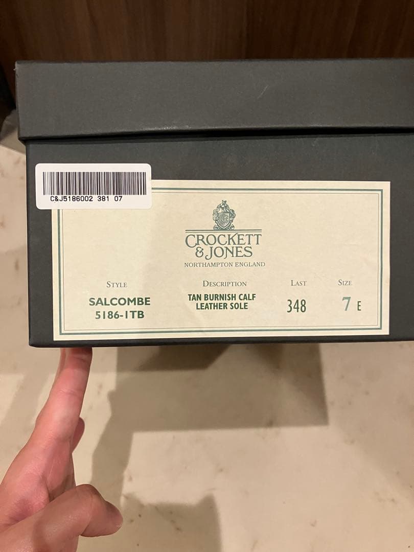 CROCKETT&JONES SALCOMBEシューズ