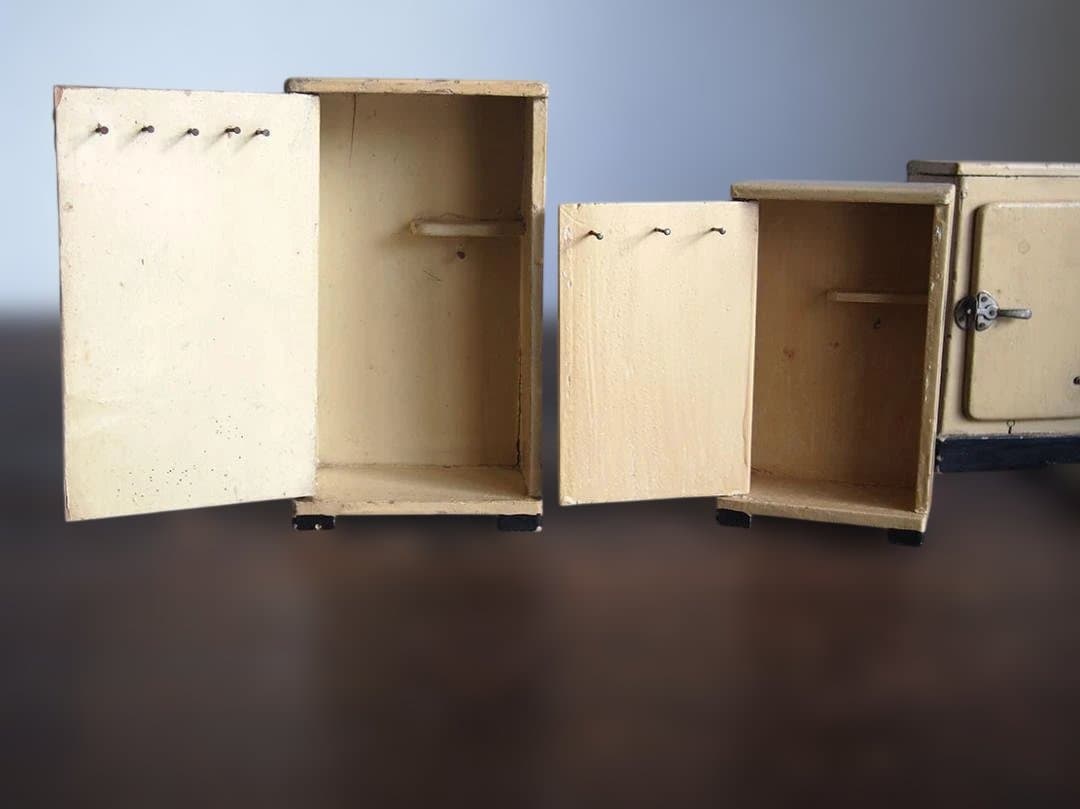 木製ドールハウス 家具 6点セット キッチン ミニチュア アンティーク/K321