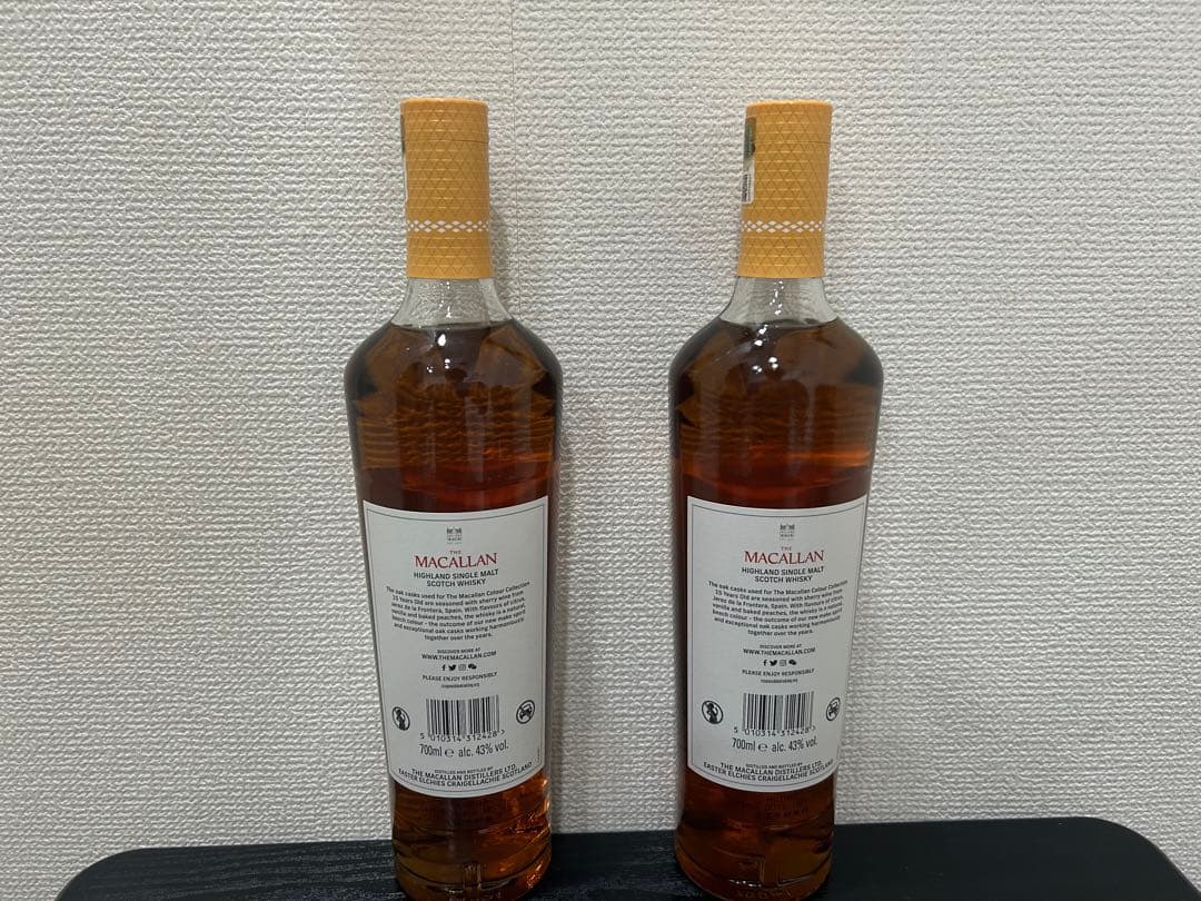 THEMACALLAN 15 ハイランドシングルモルト 15年 700ml 2本