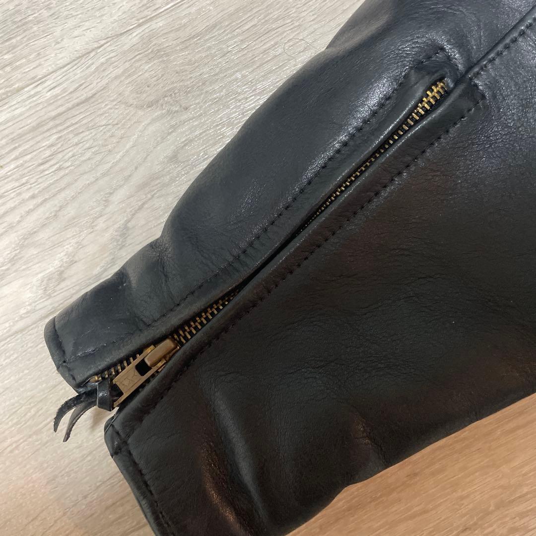 ハーレーダビッドソン レザージャケット シングル90s アメリカ製