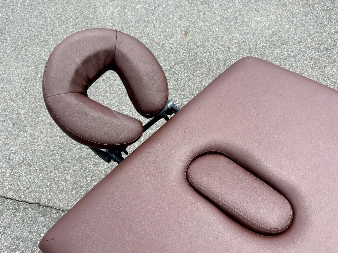 World JB エステベッド/マッサージベッド/有孔/折りたたみ/ブラウン