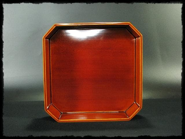 春慶 縁高 成田流 飛騨春慶 塗師 谷 正利 縁高重 茶道具 菓子器 f201