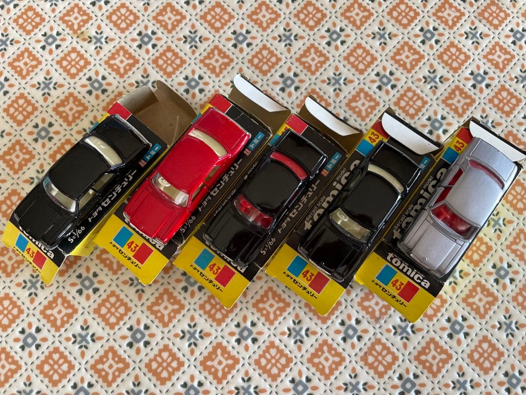 トミカ　43 センチュリー　黒箱　ヨネザワ　センチュリー　7台まとめ　美品