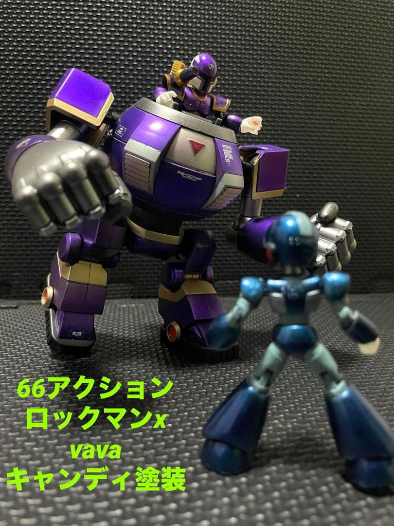 66アクションダッシュ ロックマンX vava 塗装品　megaman vile