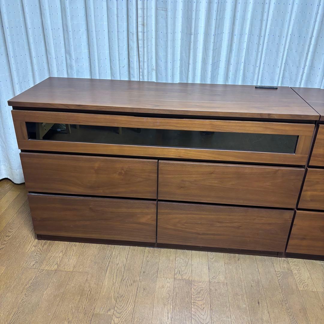 dinos Volga ヴォルガ ウォルナットシリーズ テレビ台(チェスト付)
