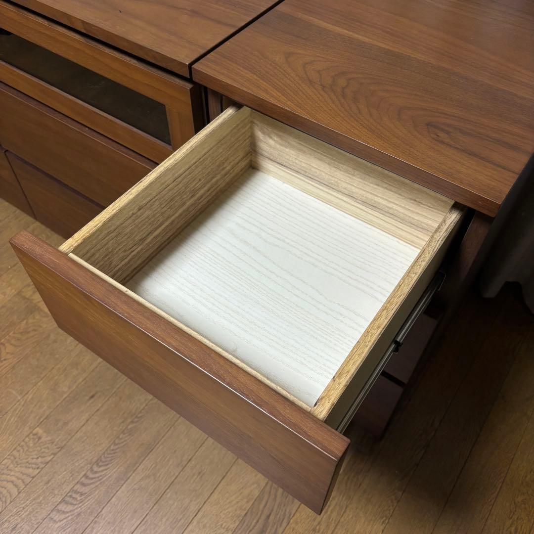 dinos Volga ヴォルガ ウォルナットシリーズ テレビ台(チェスト付)