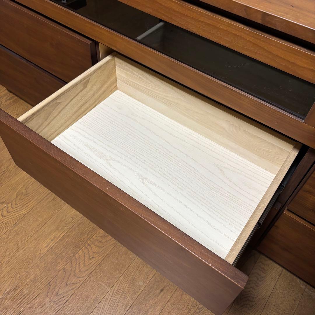 dinos Volga ヴォルガ ウォルナットシリーズ テレビ台(チェスト付)