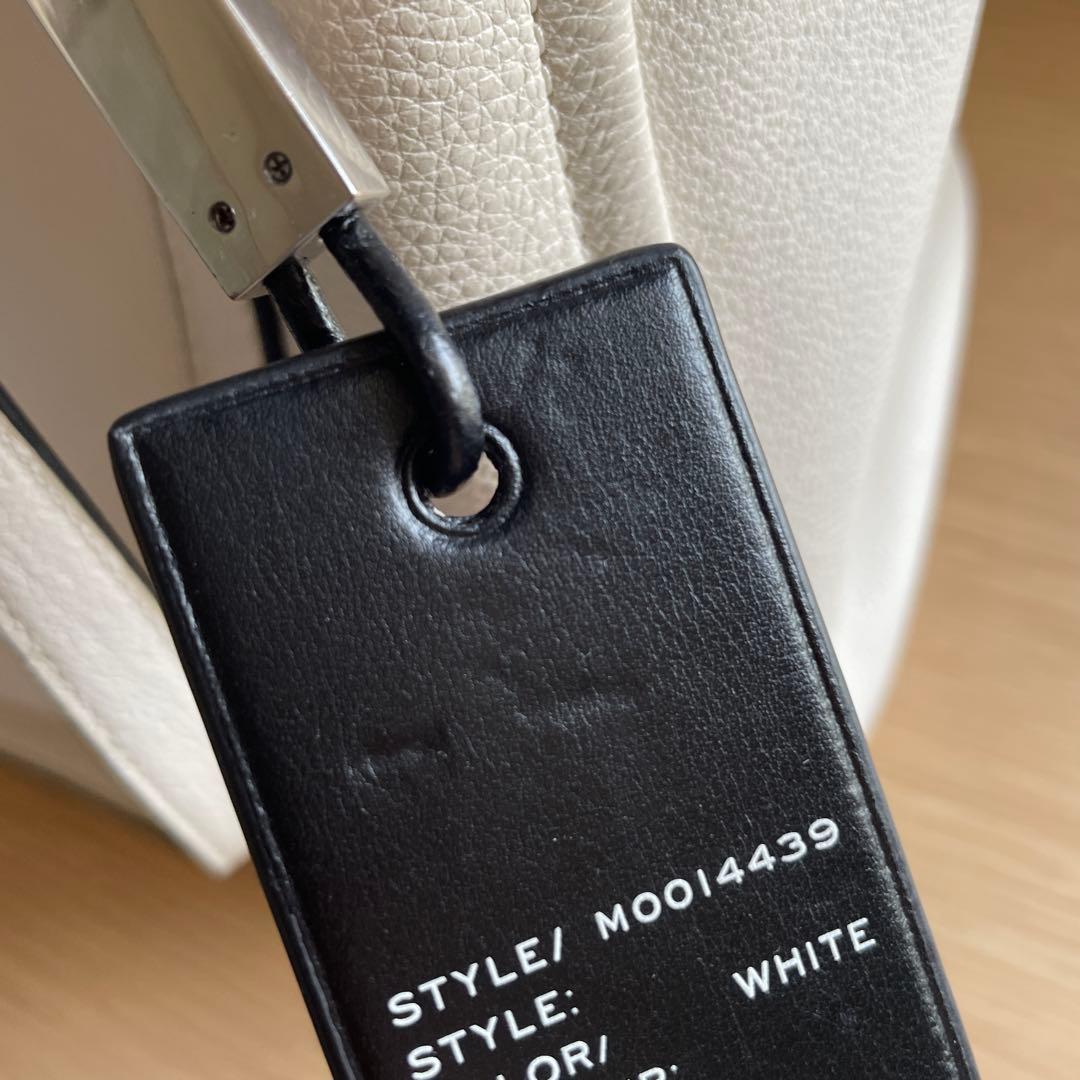 マーク•ジェイコブス　タグバッグ　2WAYショルダー/ハンドバッグ ホワイト