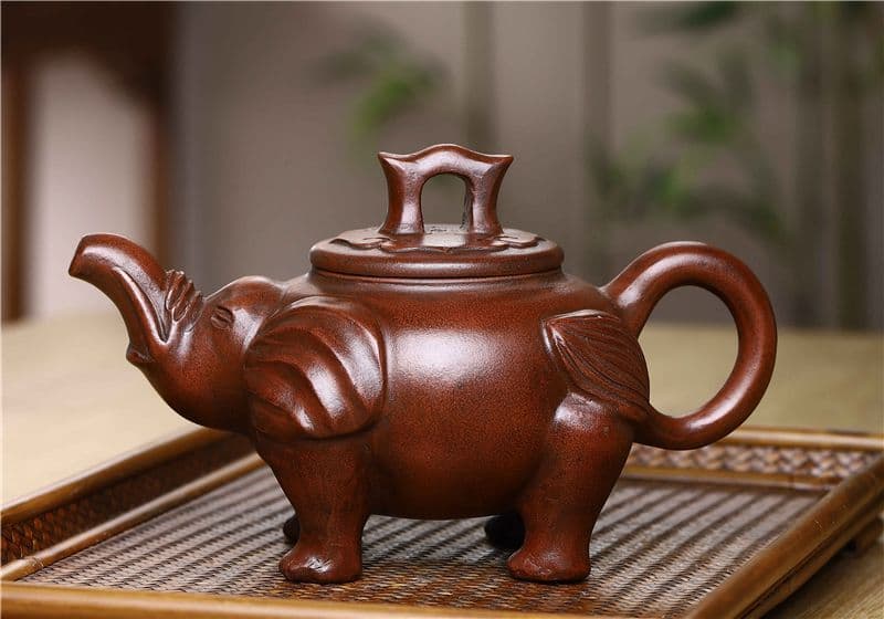 象です壺 中国茶 茶器 茶壺 宜興 紫砂急須・茶道具