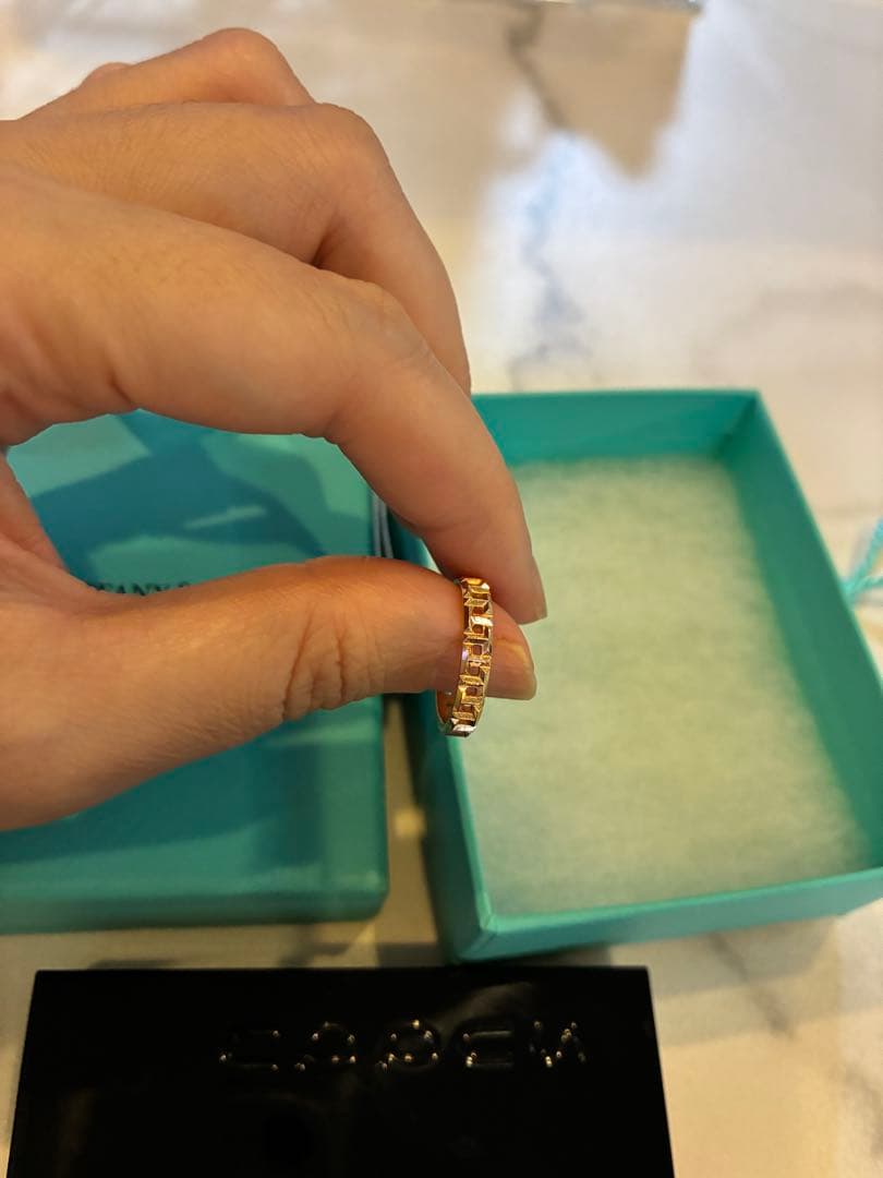 美品◽️ティファニー　トゥルーnarrowリング　11号