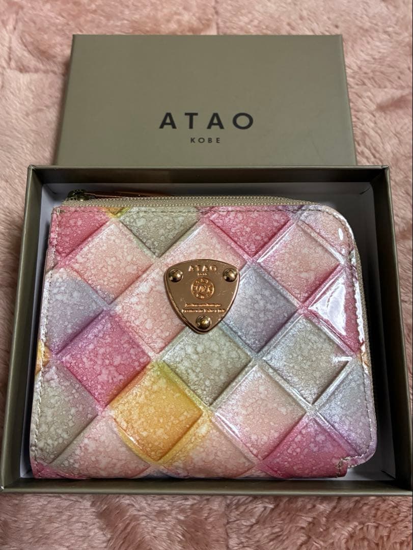 アタオ　atao 財布　ブロックパーティー
