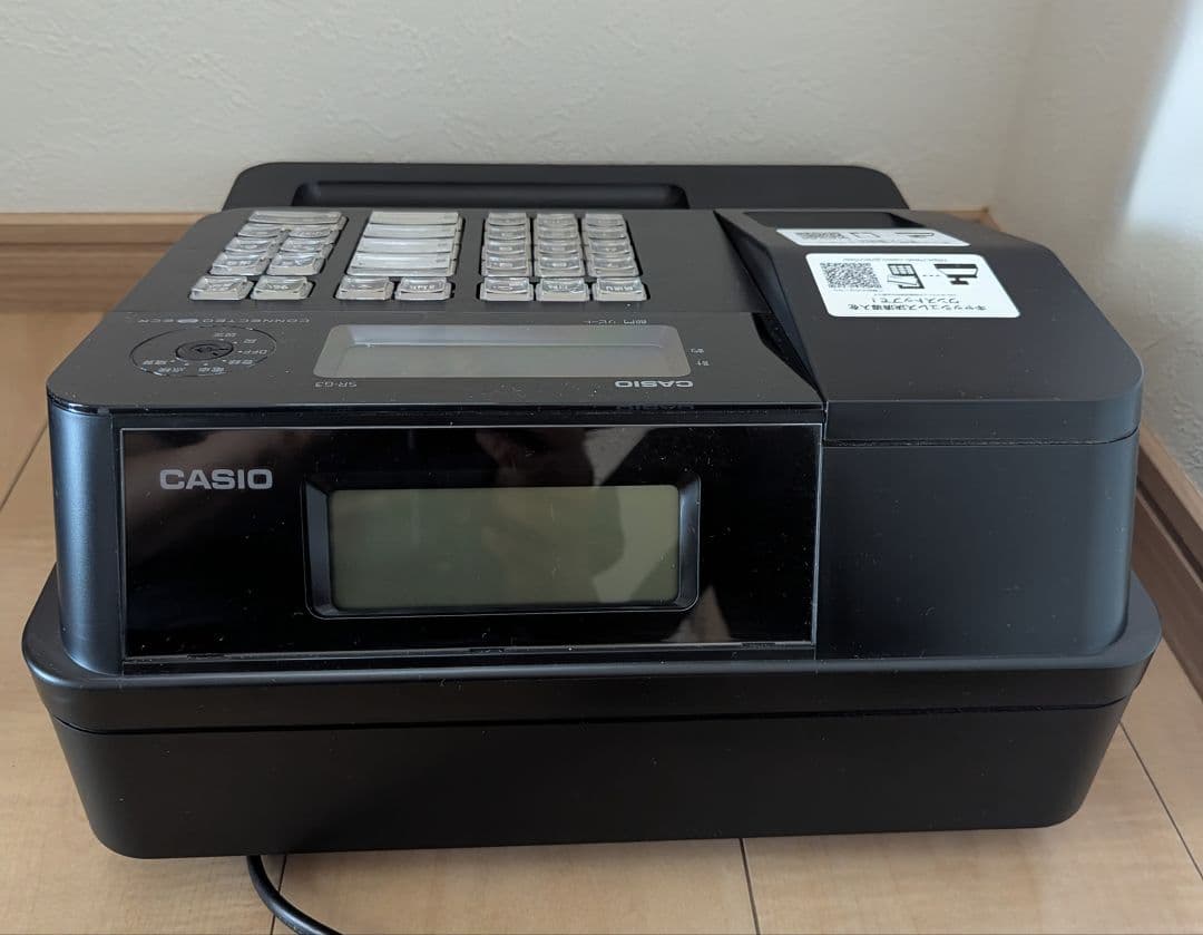 ☆び太郎様☆CASIO レジスターSR-G3-EX-BK 業務用インボイス対応