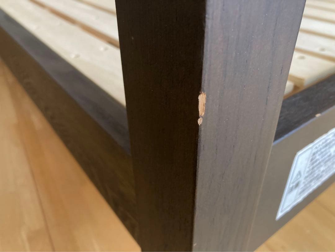 【東京都・直接引き渡し希望】無印良品　シングルベッドフレーム　ブラウン　おしゃれ