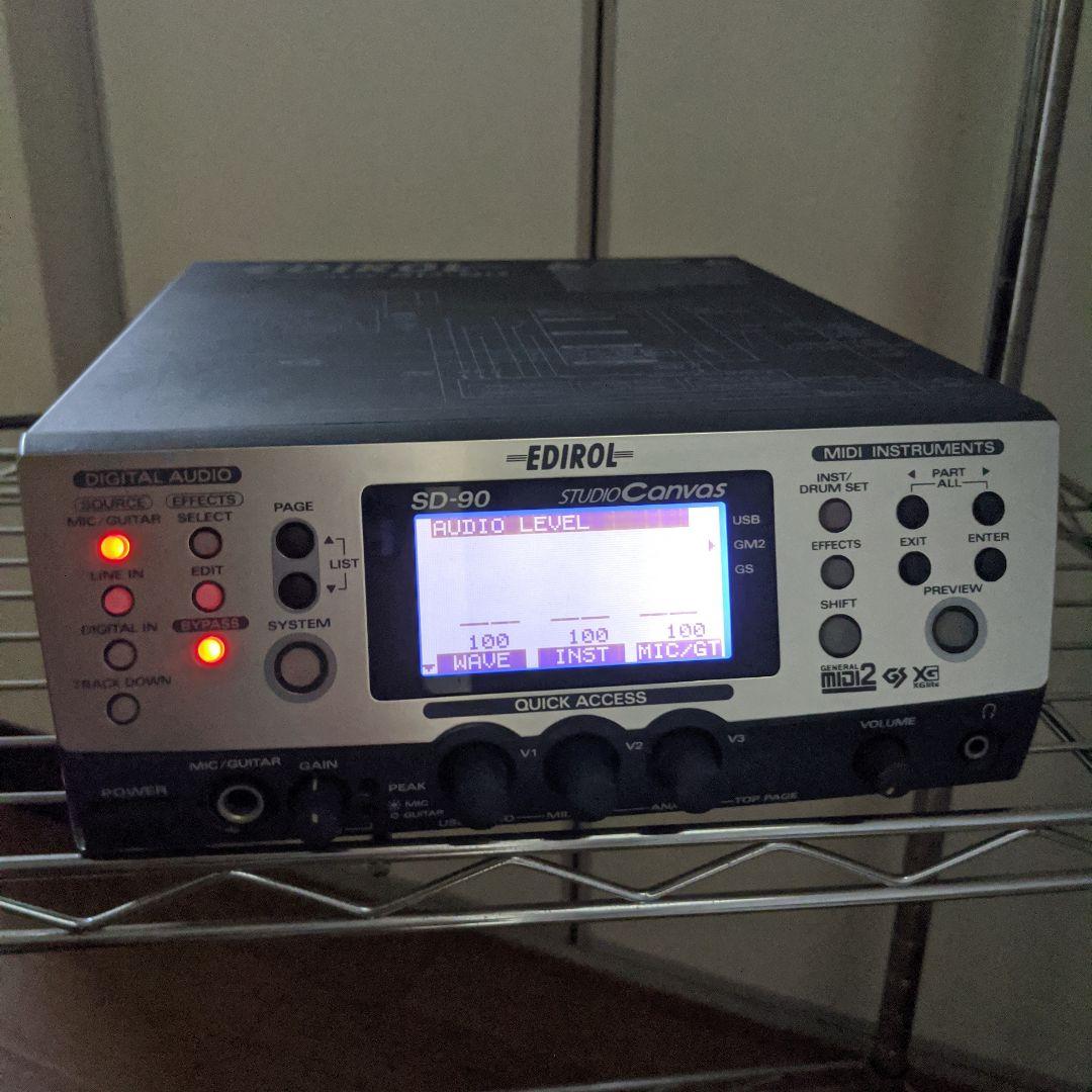 【ジャンク扱】Roland EDIROL STUDIO Canvas SD-90