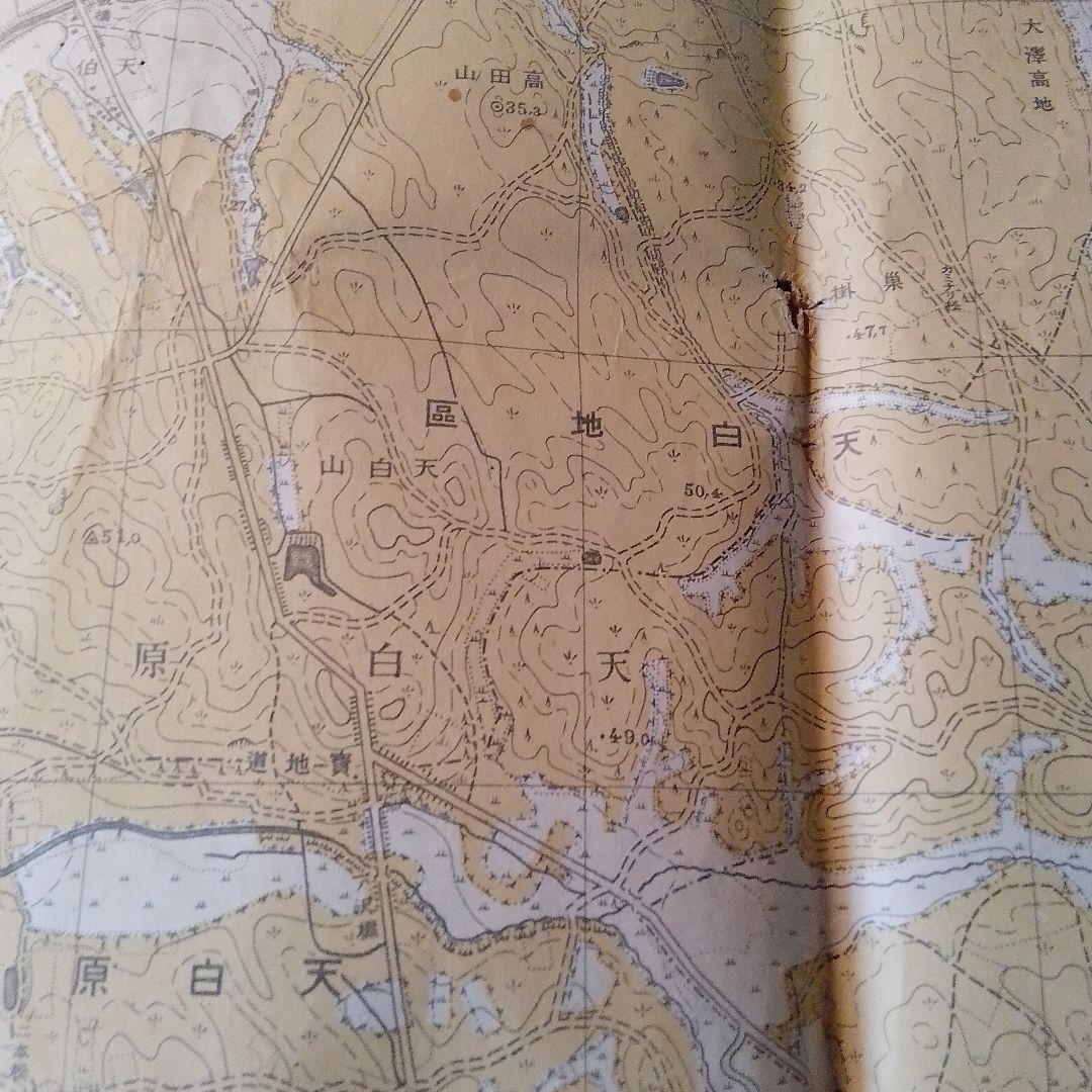 愛知県豊橋市2万分の1 地形図 昭和6年版 豊橋 及びその近郊 古地図 戦前