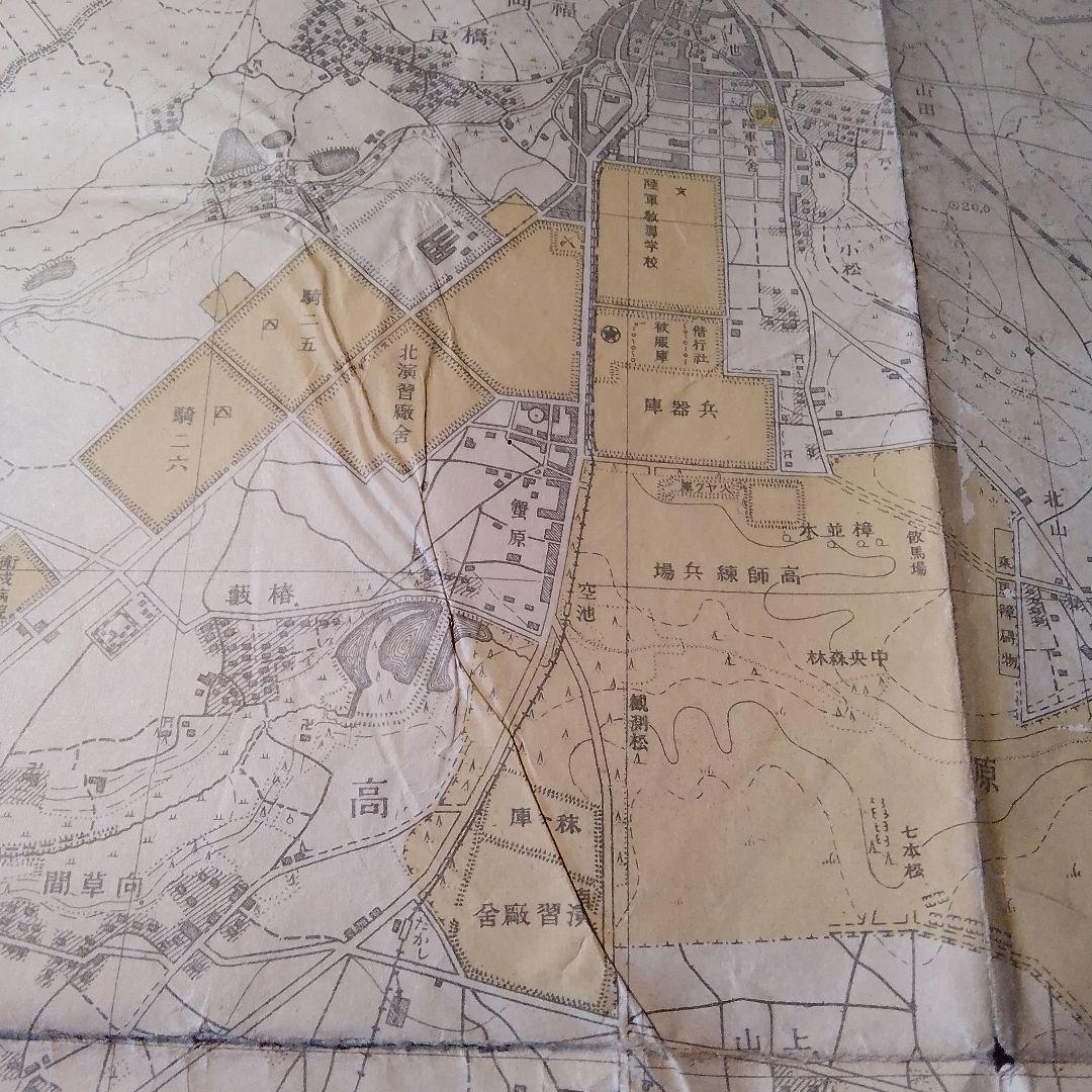 愛知県豊橋市2万分の1 地形図 昭和6年版 豊橋 及びその近郊 古地図 戦前