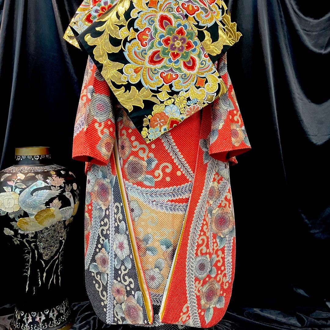 振袖フルセット ■希少落款入り■藤娘きぬたや■辻ヶ花■総絞り■振袖一式