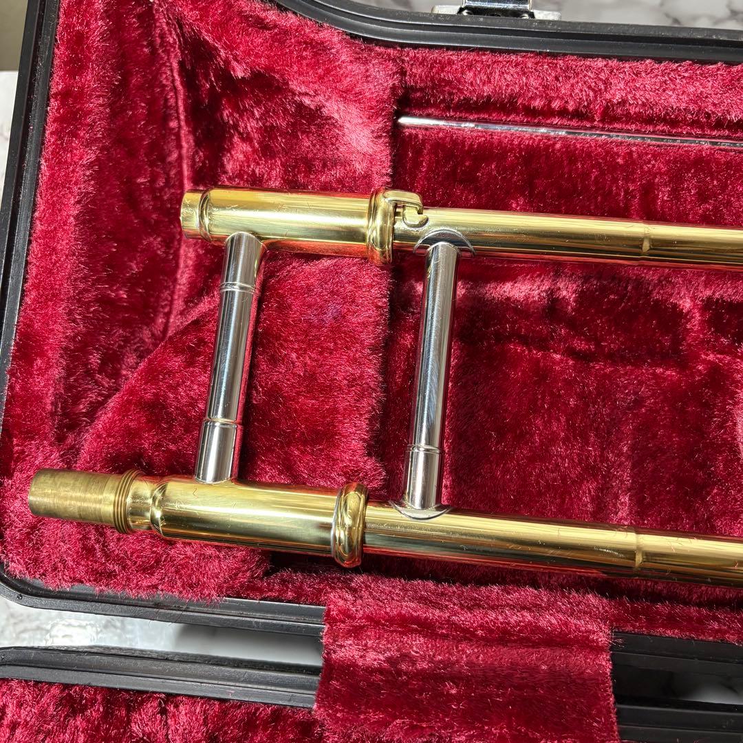 美品　ヤマハYSL-3540R テナーバストロンボーン マウスピース付　メッキ