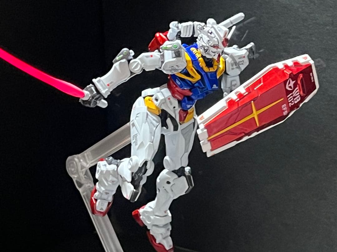 HG 1/144 赤いガンダム　白いガンダム　塗装完成品2機セット