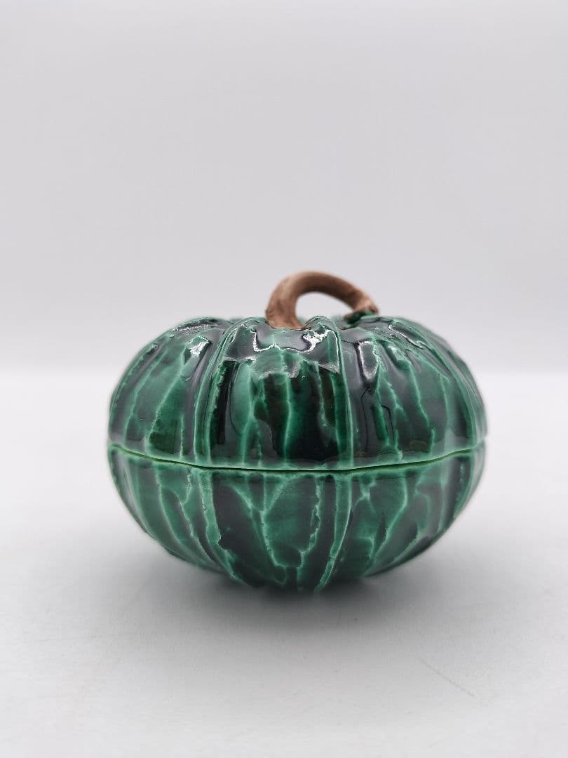 c424 【新品・未使用】交趾 南瓜 今岡三四郎 木箱 茶道具