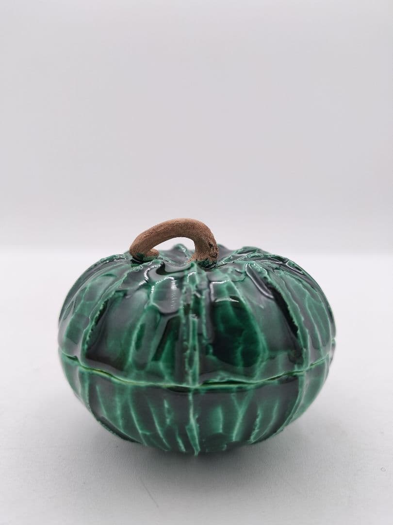 c424 【新品・未使用】交趾 南瓜 今岡三四郎 木箱 茶道具