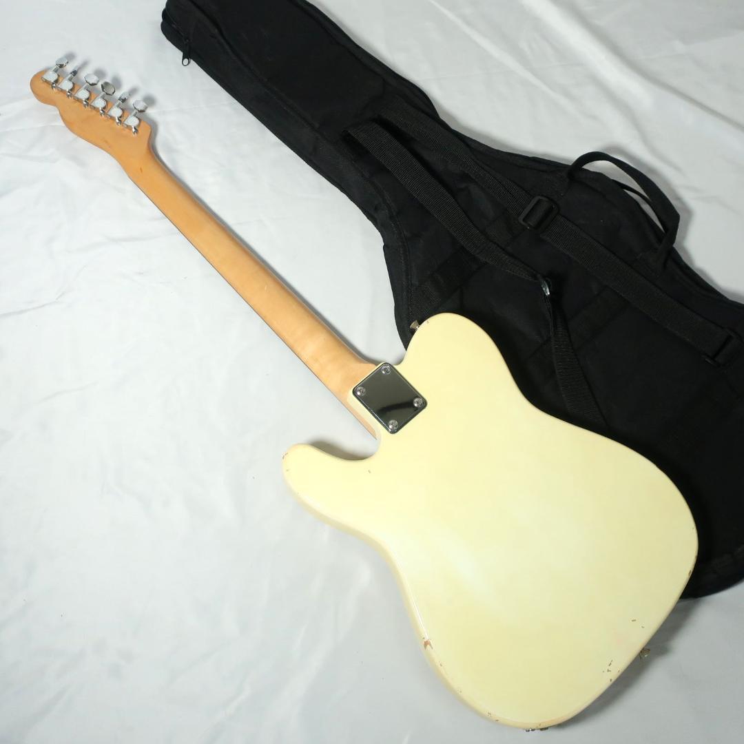 Juno テレキャスタータイプ エレキギター ケース付き ホワイト