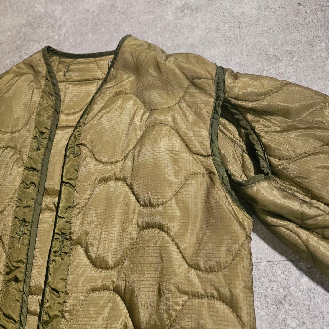 70s M-65 キルティング ライナージャケット ミリタリー DM1048