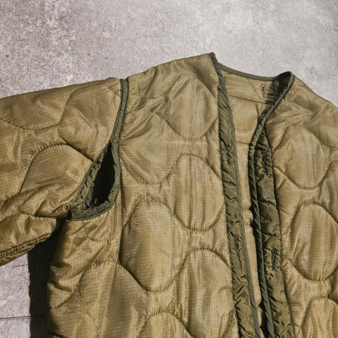 70s M-65 キルティング ライナージャケット ミリタリー DM1048