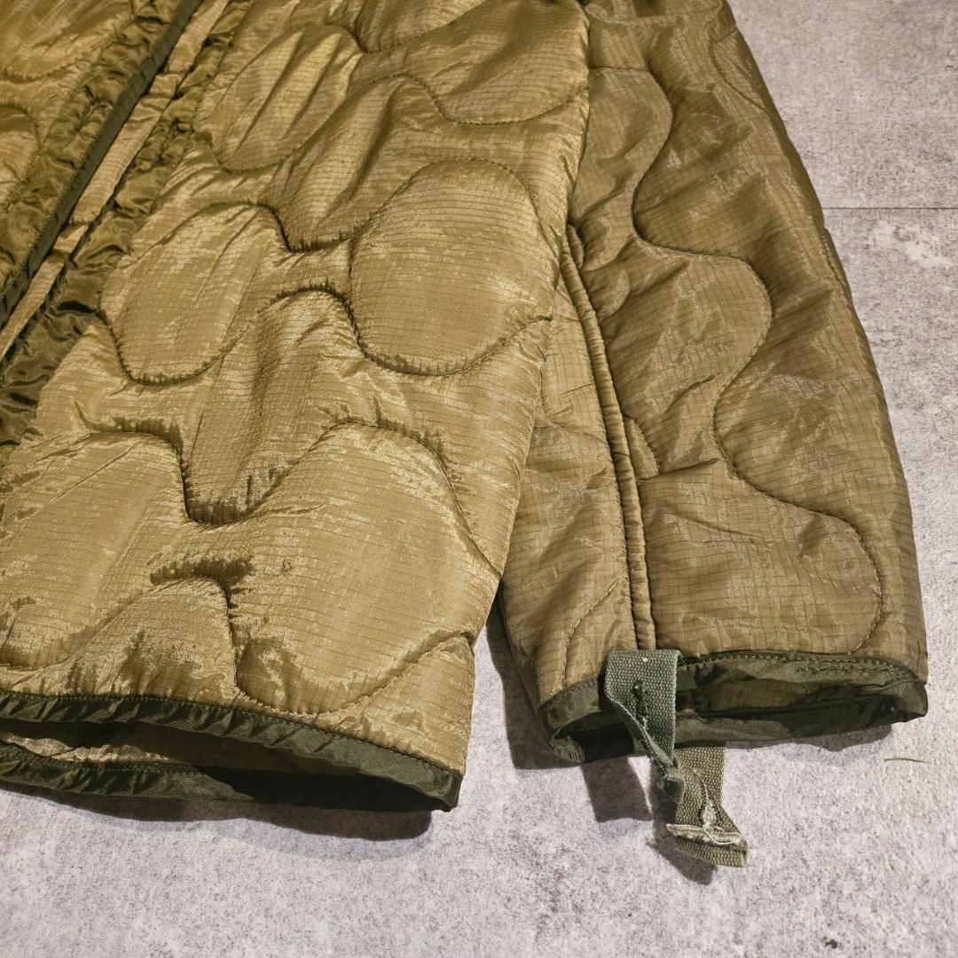 70s M-65 キルティング ライナージャケット ミリタリー DM1048
