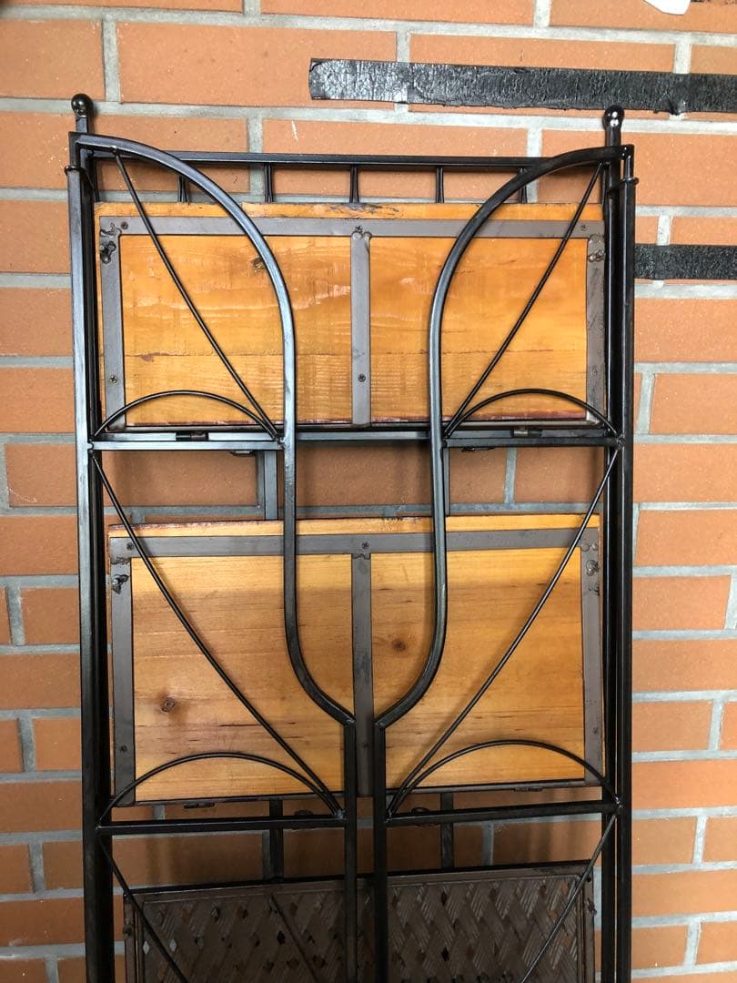 アイアンラック　ガーデニング雑貨アンティーク　フラワースタンド　プランターラック