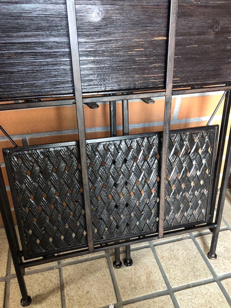 アイアンラック　ガーデニング雑貨アンティーク　フラワースタンド　プランターラック