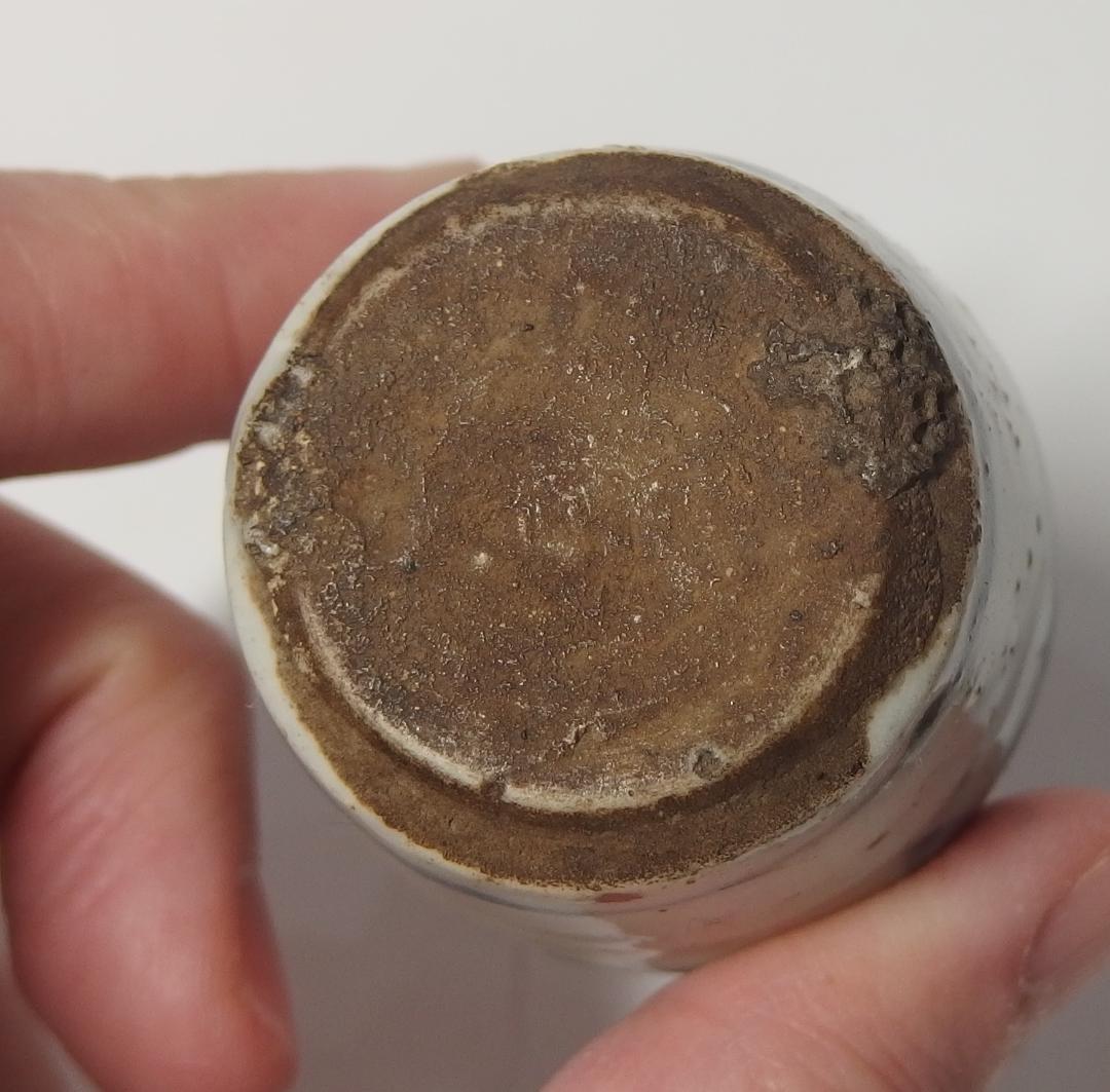 唐物染付小壺/時代物