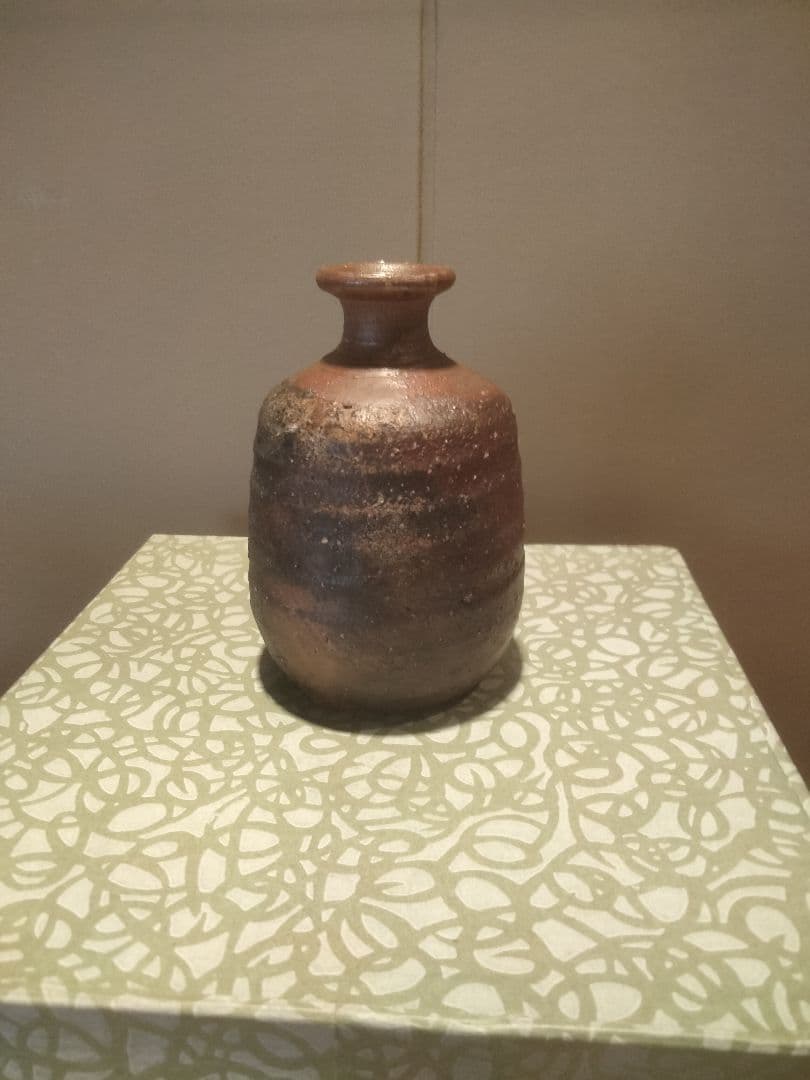 備前焼　徳利　横山秋水　息子は横山直樹