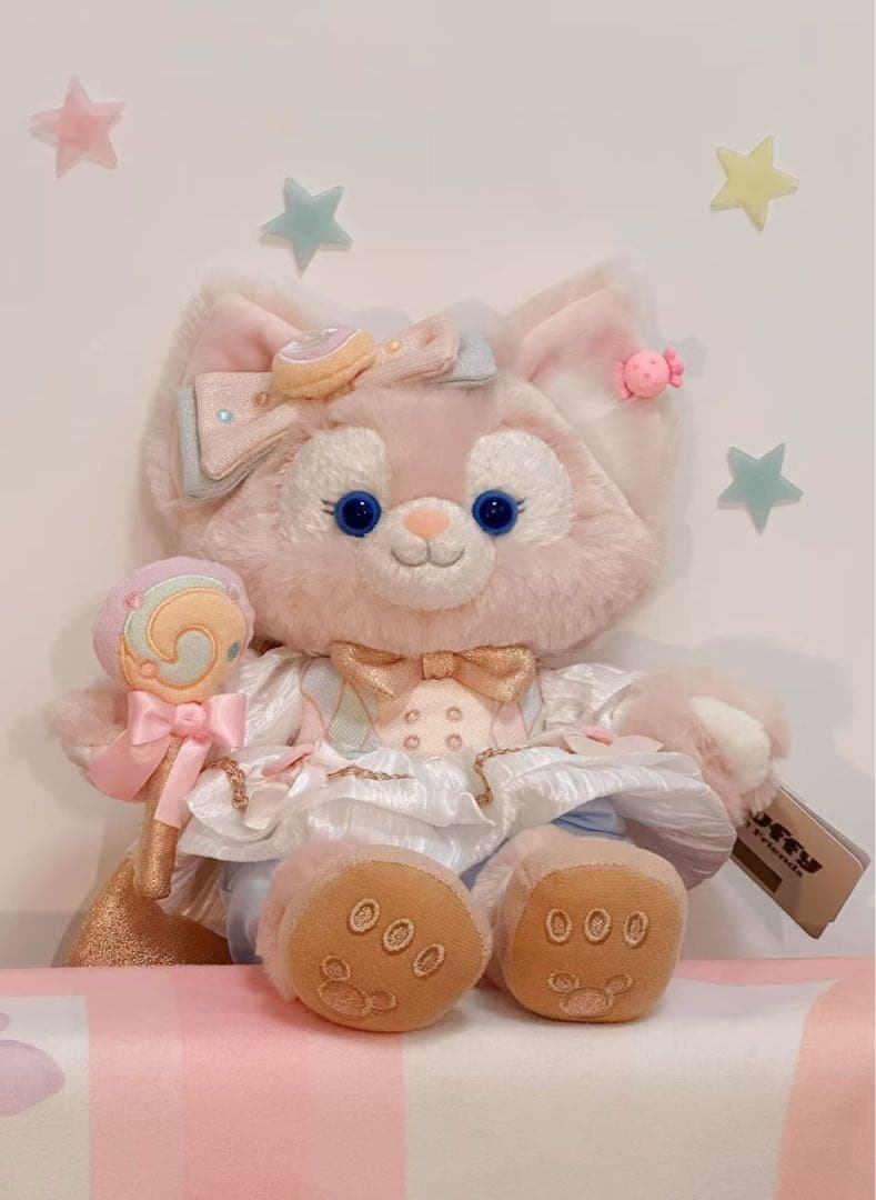 【お顔厳選】新作　上海ディズニー　バースデー　リーナベルぬいぐるみSSサイズ