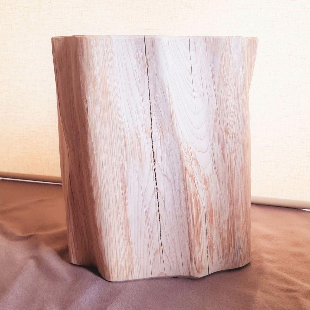 天然アロマ 根元末広がり 切株スツール・テーブル・無垢無塗装・オーガニック
