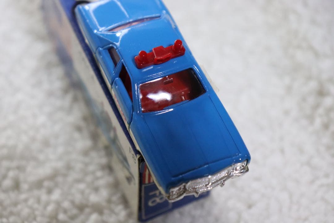 トミカ　青箱　ダッジコロネット カスタム　ポリスカー　日本製　F8 外国車