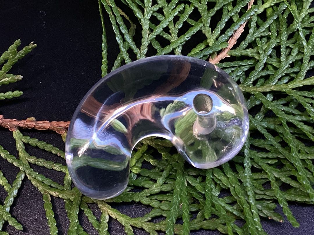 ✳黒平水晶透明感のある水晶 特大38.5mm 国内最高峰のパワー勾玉鑑別書付